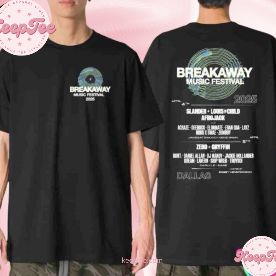 Breakaway Music Festival 2025 Line Up Dallas Shirt