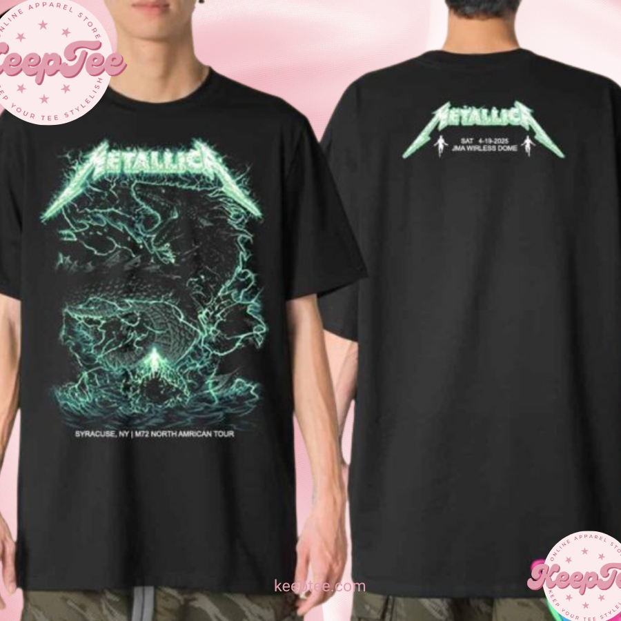 Metallica M72 Syracuse In New York At Jma Wireless Dome 2025 Unisex Shirt