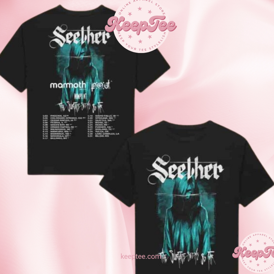 Seether The Surface Seems So Far Tour 2025 With Mamoth Wvh Pod And Nonpoint Dates List Unisex Shirt