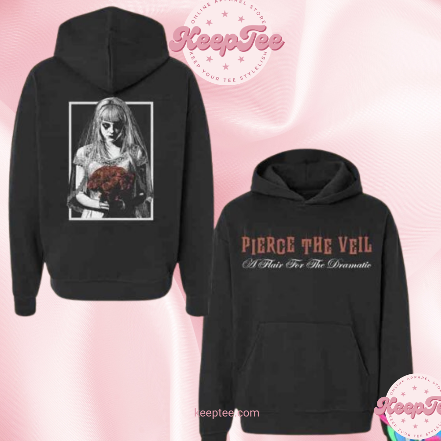 Pierce The Veil A Flair For The Dramatic Bride Pull Over Hoodie