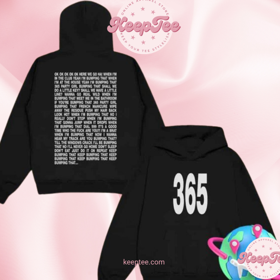 Coachella X Charli Xcx Merchandise 2025 365 Party Girl Hoodie