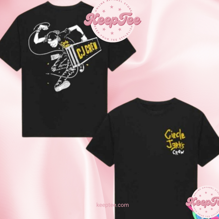 Circle Jerks Crew 2025 Merchandise Two Sides Unisex Shirt