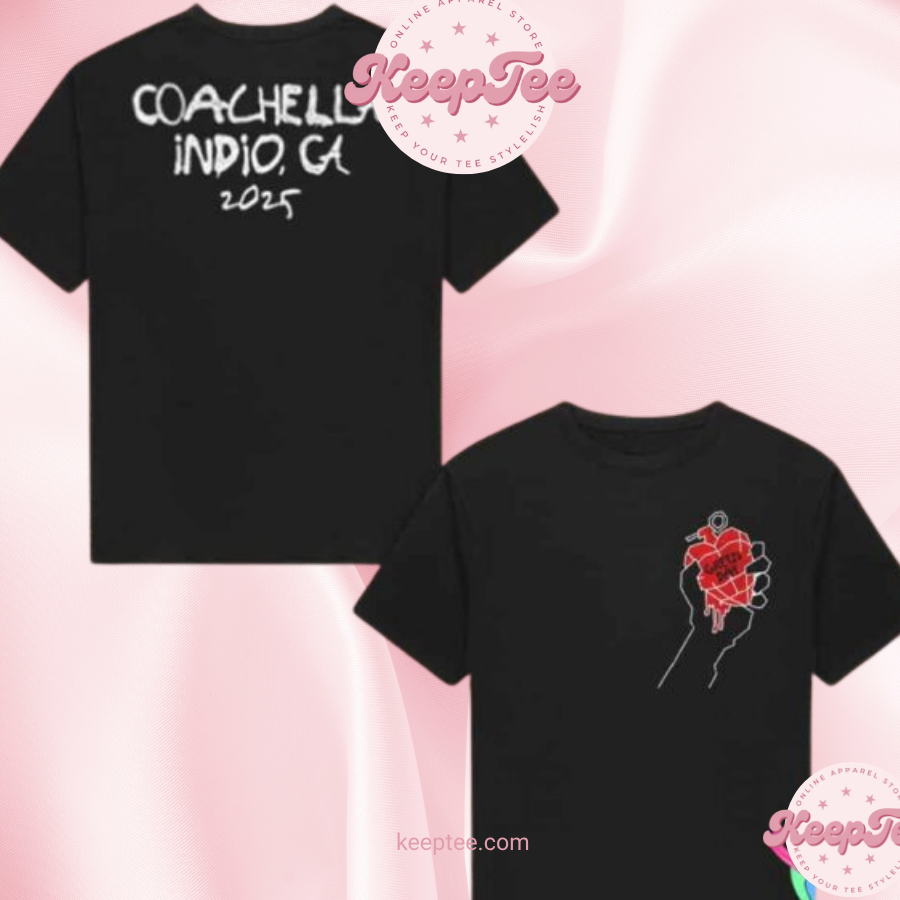 Green Day Idiot American Merchandise Coachella Indio Ca 2025 Two Sides Unisex Shirt