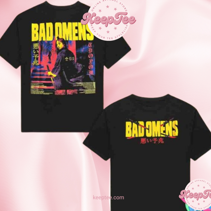 Official Merchandise Bad Omens Washed Two Sides Unisex Shirt