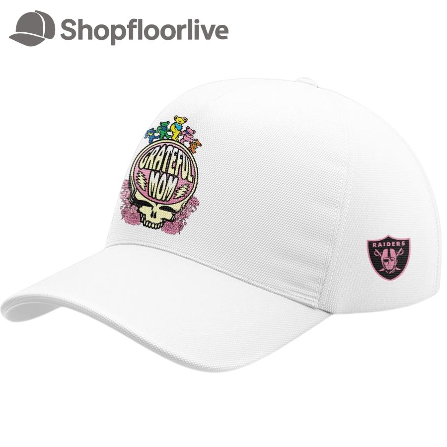 Grateful Dead x Las Vegas Raiders Happy Motherâ€™s Day 2025 Cap