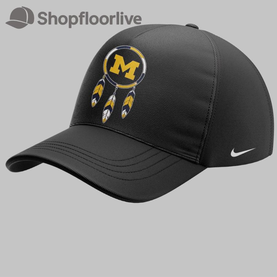 Michigan Wolverines Softball National American Indian Heritage Month Cap Hats