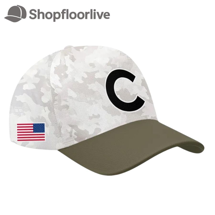 Chicago Cubs 2025 Special Armed Forces Day Baseball Cap