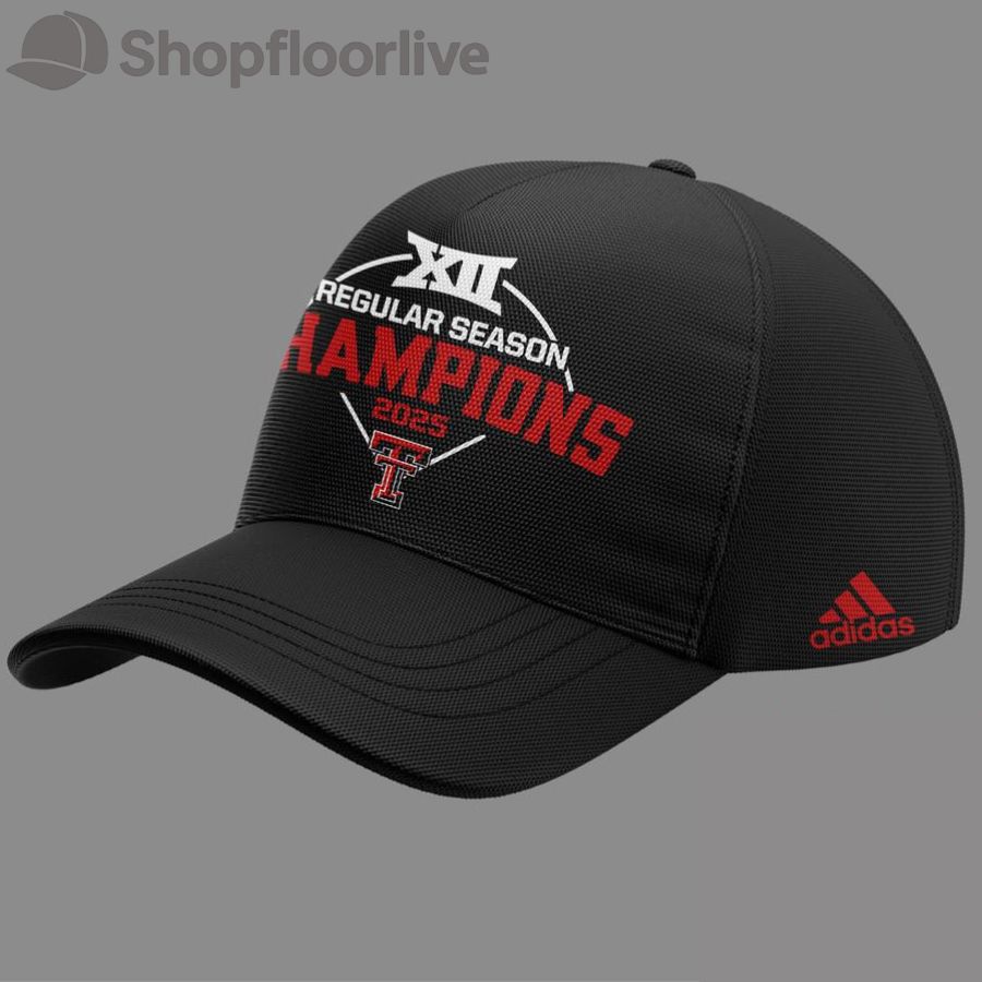 Texas Tech Red Raiders BIG 12 CHAMPIONS 2025 Team Graphic Baseball Cap