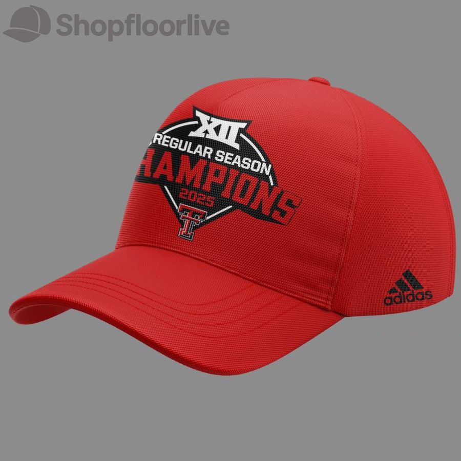 Texas Tech Red Raiders BIG 12 Regular Season CHAMPIONS 2025 Team Graphic Cap