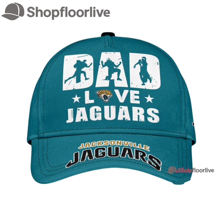 NFL Jacksonville Jaguars Dad Love Best Fatherâ€™s Day Baseball Cap