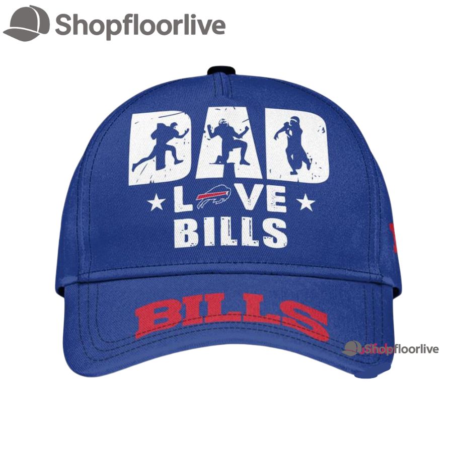 NFL Buffalo Bills Dad Love Best Fatherâ€™s Day Baseball Cap