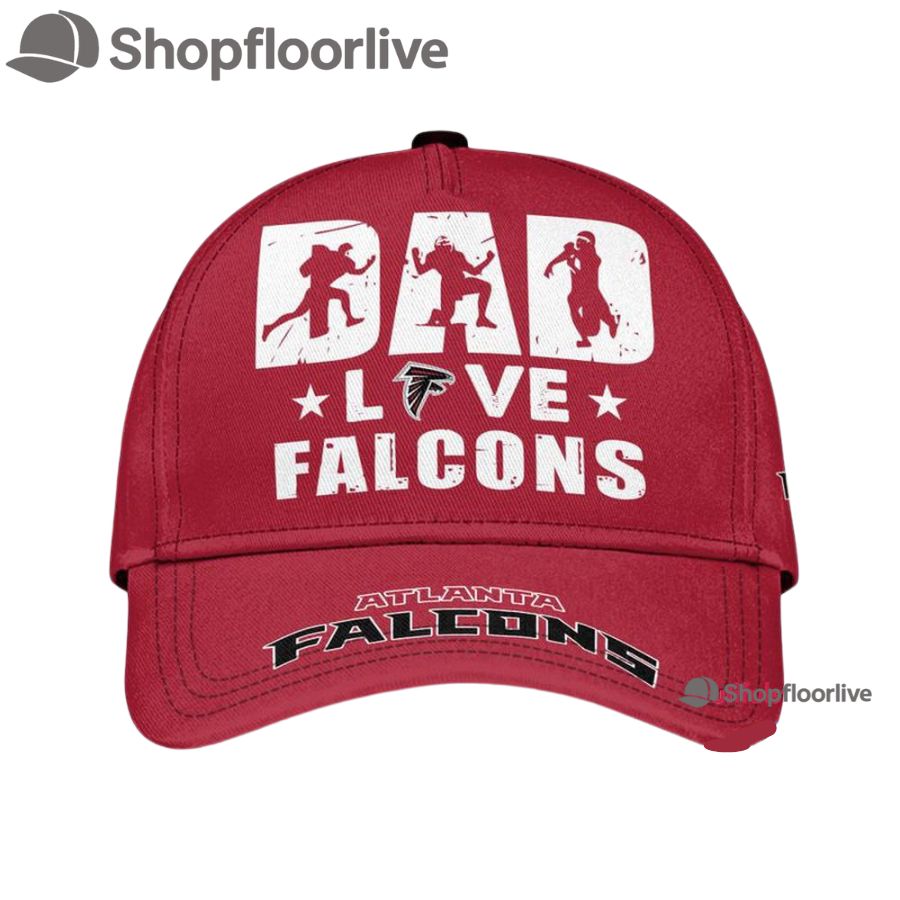 NFL Atlanta Falcons Dad Love Best Fatherâ€™s Day Baseball Cap