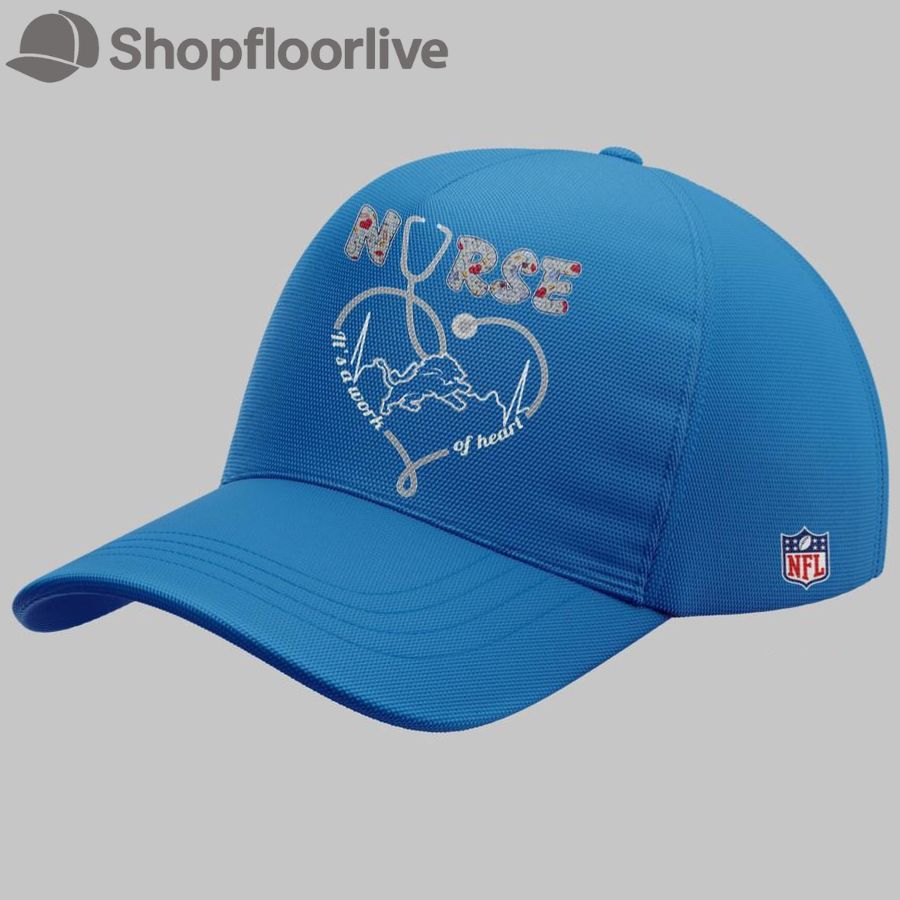 Detroit Lions Nurses Night 2025 All Over Print Cap