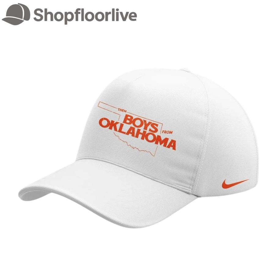 Oklahoma State Cowboys The Boys From Oklahoma 2025 White Cap