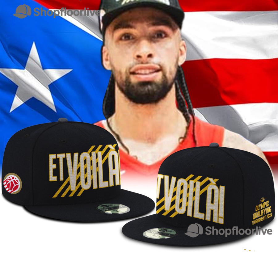 Puerto Rico Basketball 2024 Flat Brim Cap