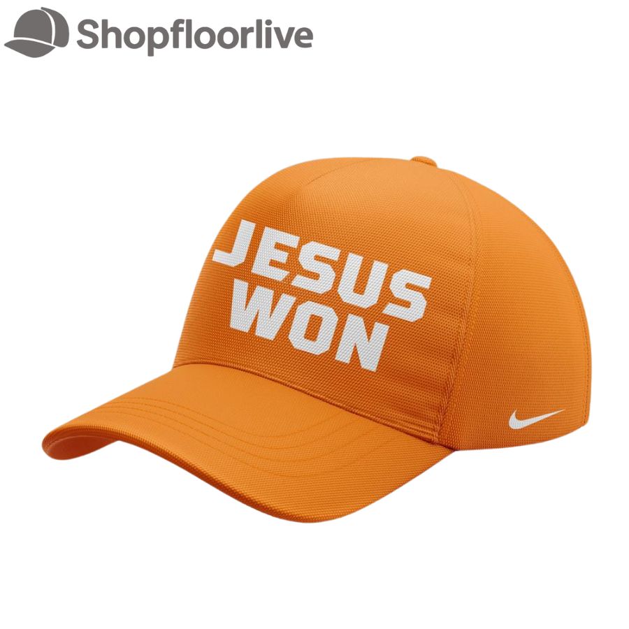 Tennessee Volunteers Baseball JESUS WON Oranger 2025 Cap