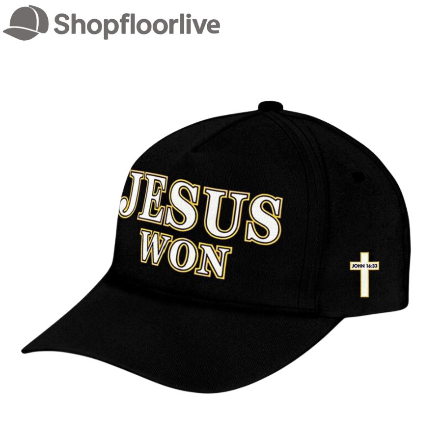 LSU Tigers JESUS WON Black Cap