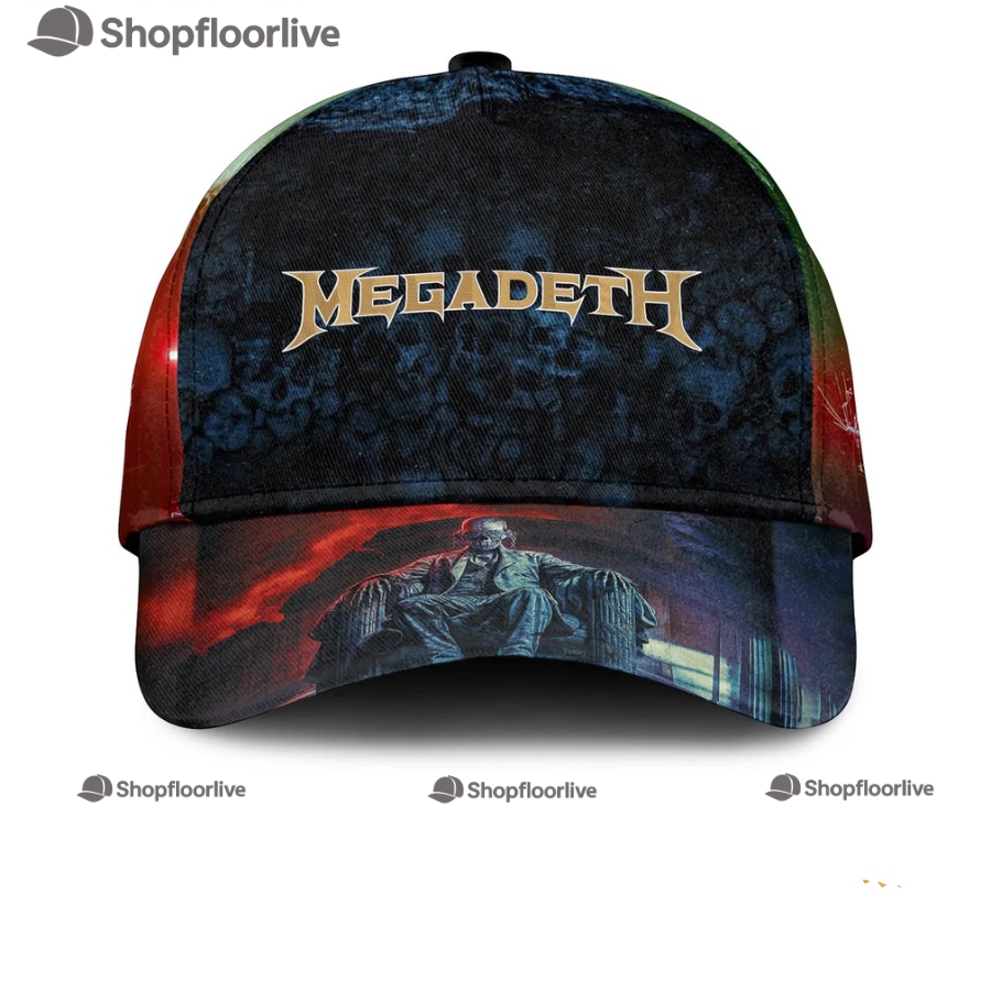Megadeth Music Band Graphics Design Baseball Cap