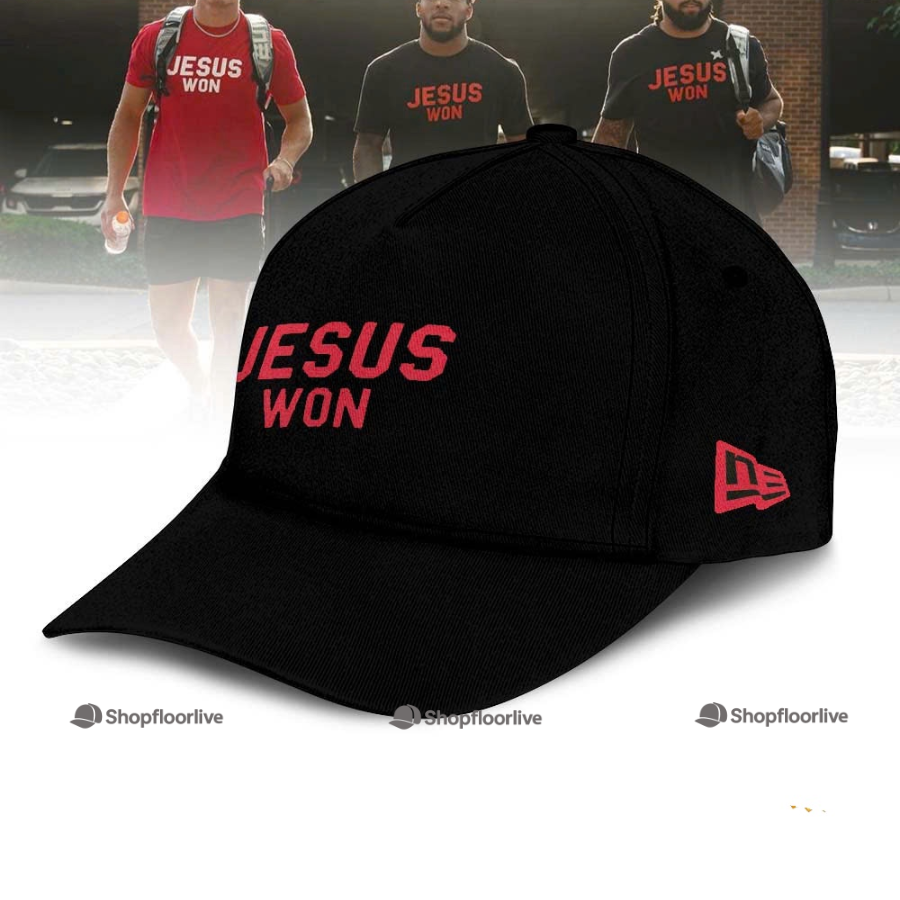 NCAA Ohio State Buckeyes Jesus Won Cap Hats