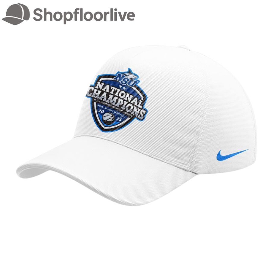 Nova Southeastern 2025 NCAA Division II Menâ€™s Basketball x National Champions Cap