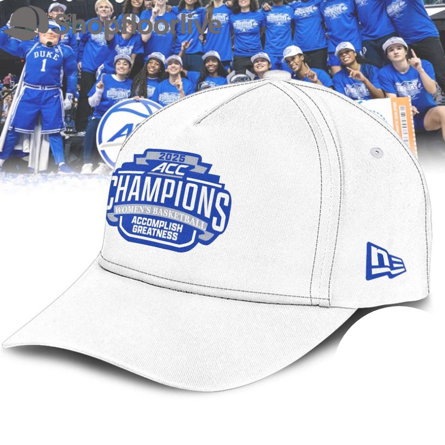 Duke Blue Devils BB ACC 25 Champs Locker Room Cap Hats