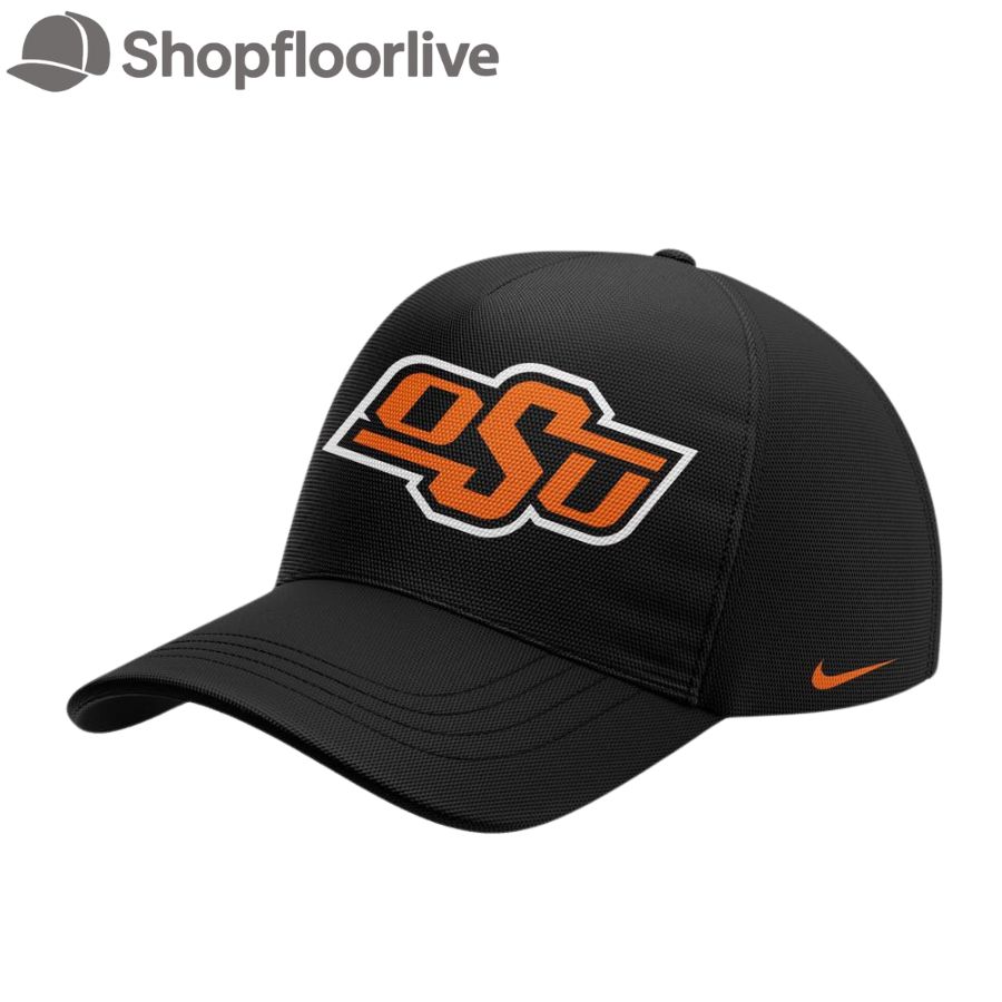 Oklahoma State Cowboys Wrestling Black Cap