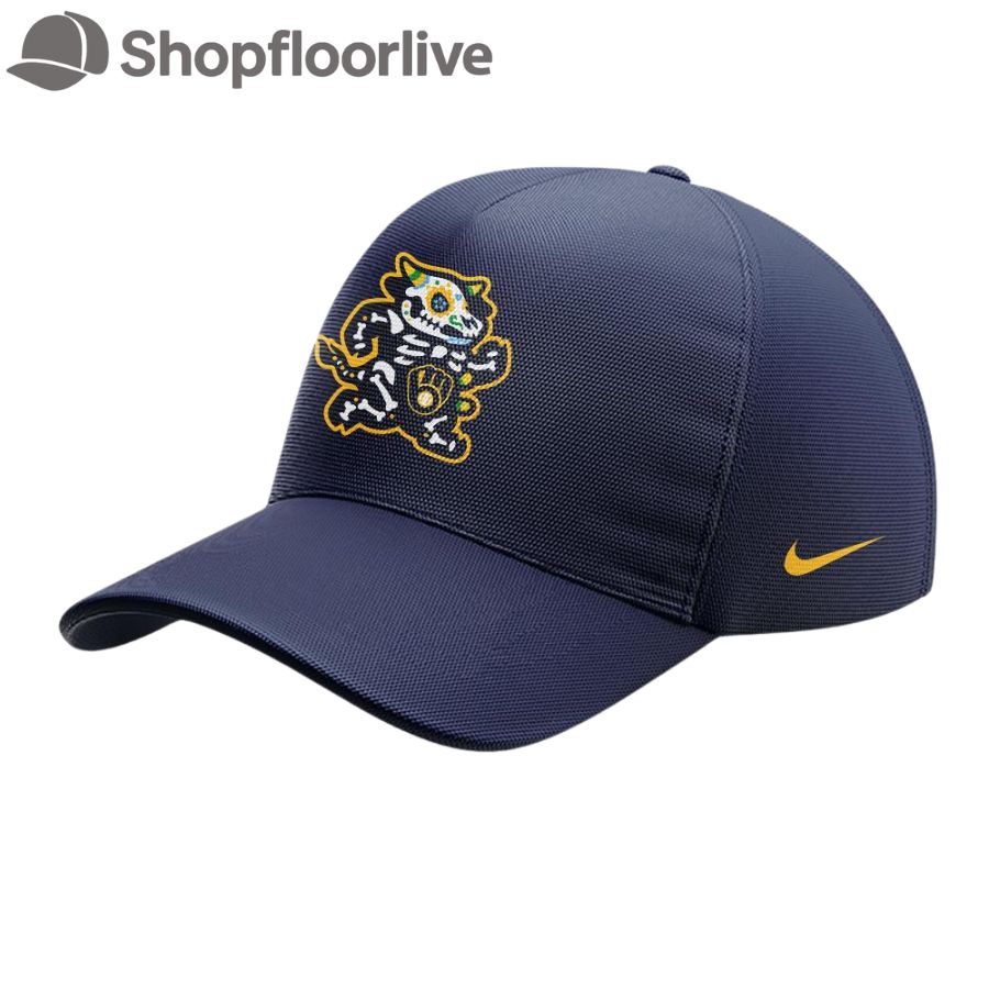 Milwaukee Brewers Baseball Granjeros De Wisconsin 2025 3D Print Cap