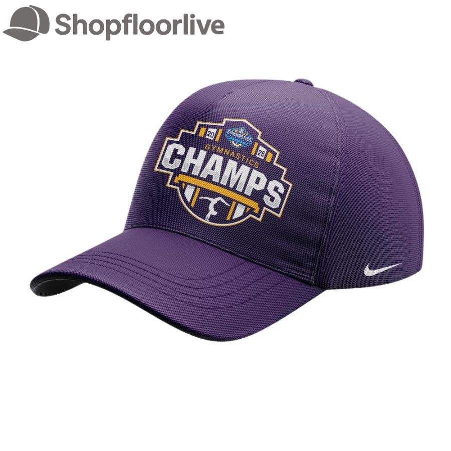 LSU Tigers 2025 SEC Womenâ€™s Gymnastics Champions 3D All Over Print Cap