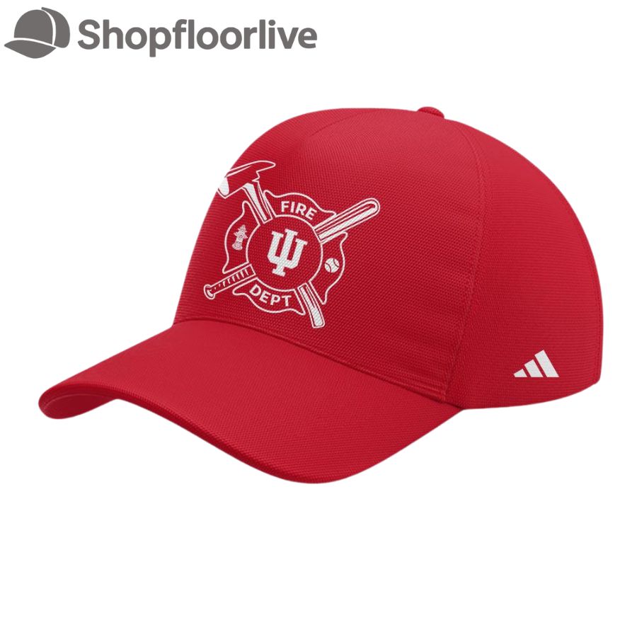 Indiana Hoosiers Baseball x Firefighter Appreciation Night Red Cap