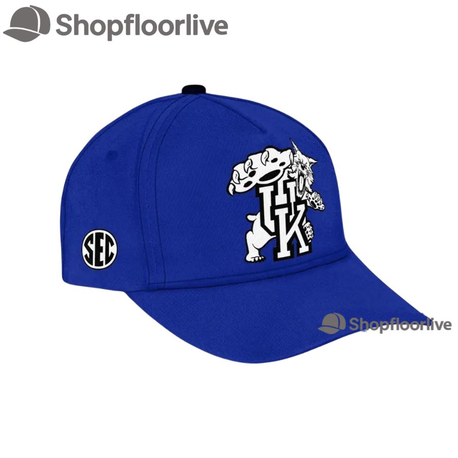 Kentucky Wildcats Menâ€™s Basketball Logo Team New 2025 Cap