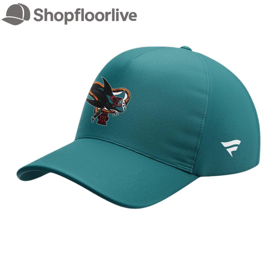 San Jose Sharks Barracuda x First Responders Night 3D All Over Print Cap