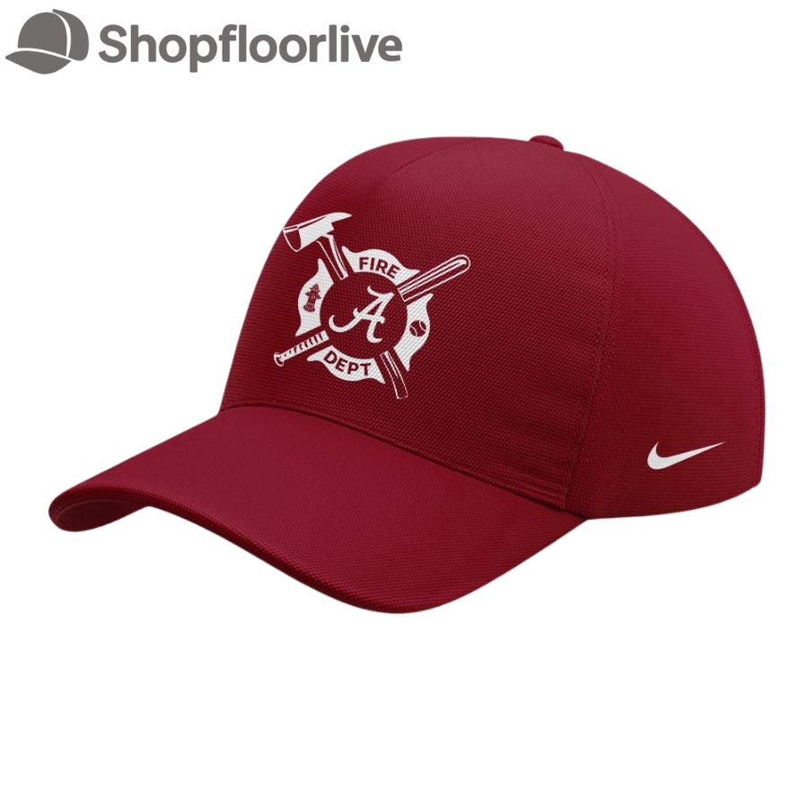 Alabama Crimson Tide Baseball x Firefighter Appreciation 2025 Red Cap