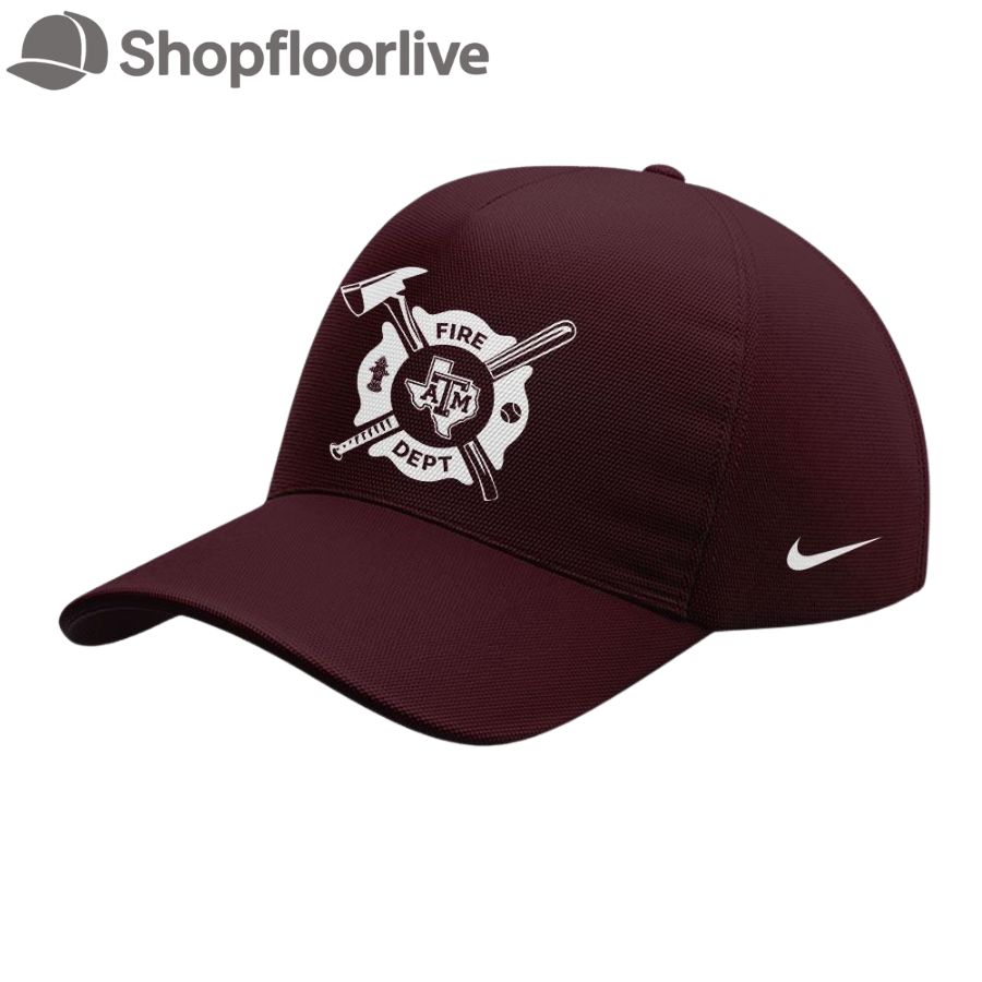 Texas AM Aggies Baseball x Firefighter Appreciation Night 3D All Over Print Cap Hats