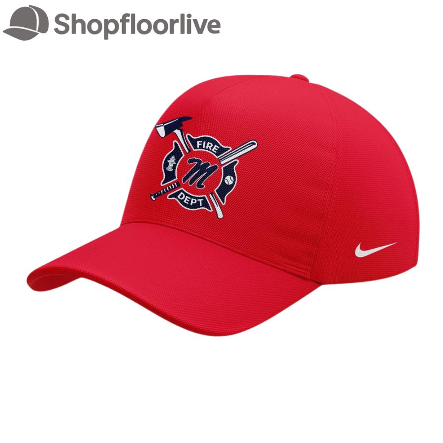 Ole Miss Rebels Baseball x Firefighter Appreciation Night 3D Print Cap Hats