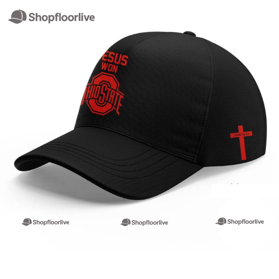 Ohio State Football Jesus Won Cap Hats