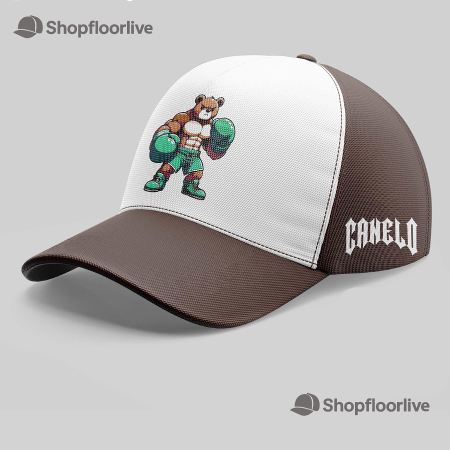 Canelo Alvarez Cap, Canelo Bear All OVer Print Cap