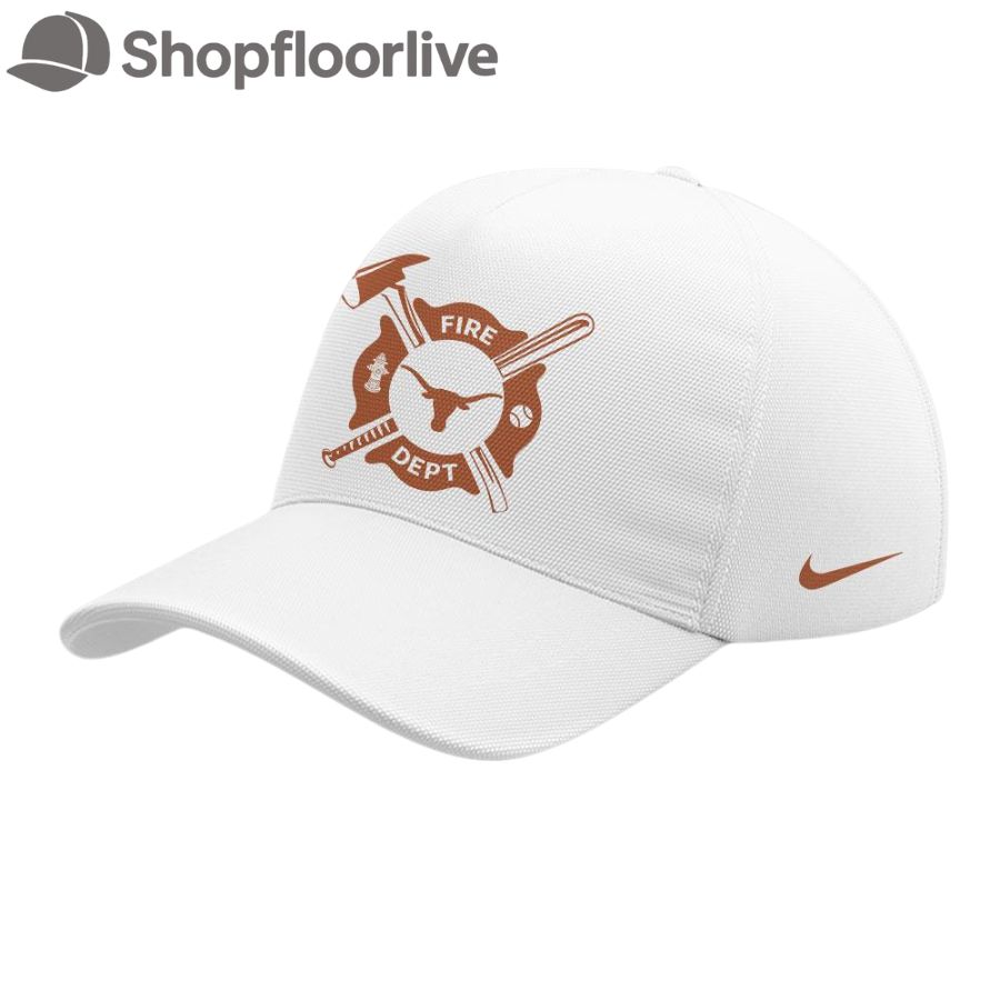 Texas Longhorns x Firefighter Appreciation Night 3D White Cap