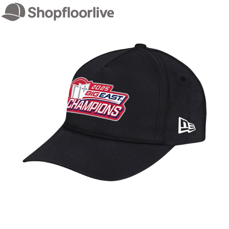 UConn Huskies 2025 BIG EAST Womenâ€™s Basketball Conference Tournament Champions Black Cap