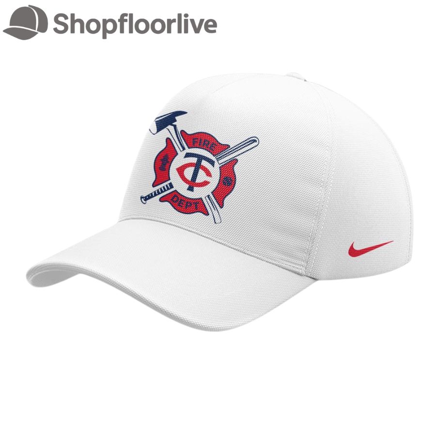 Minnesota Twins x Firefighter Appreciation Night White Baseball Cap