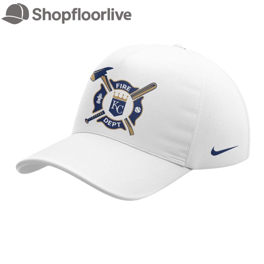 Kansas City Royals x Firefighter Appreciation Night White Cap