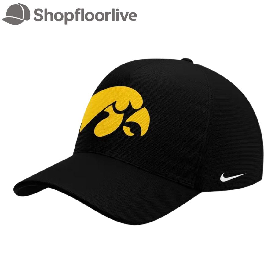 Iowa Hawkeyes 2025 Basketball Nothing Easy Black Cap