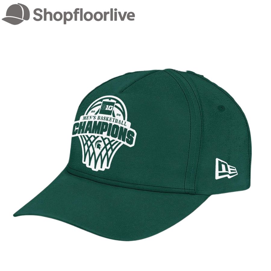 Michigan State 2025 Big Ten Menâ€™s Basketball Regular Season Champions Cap Hats