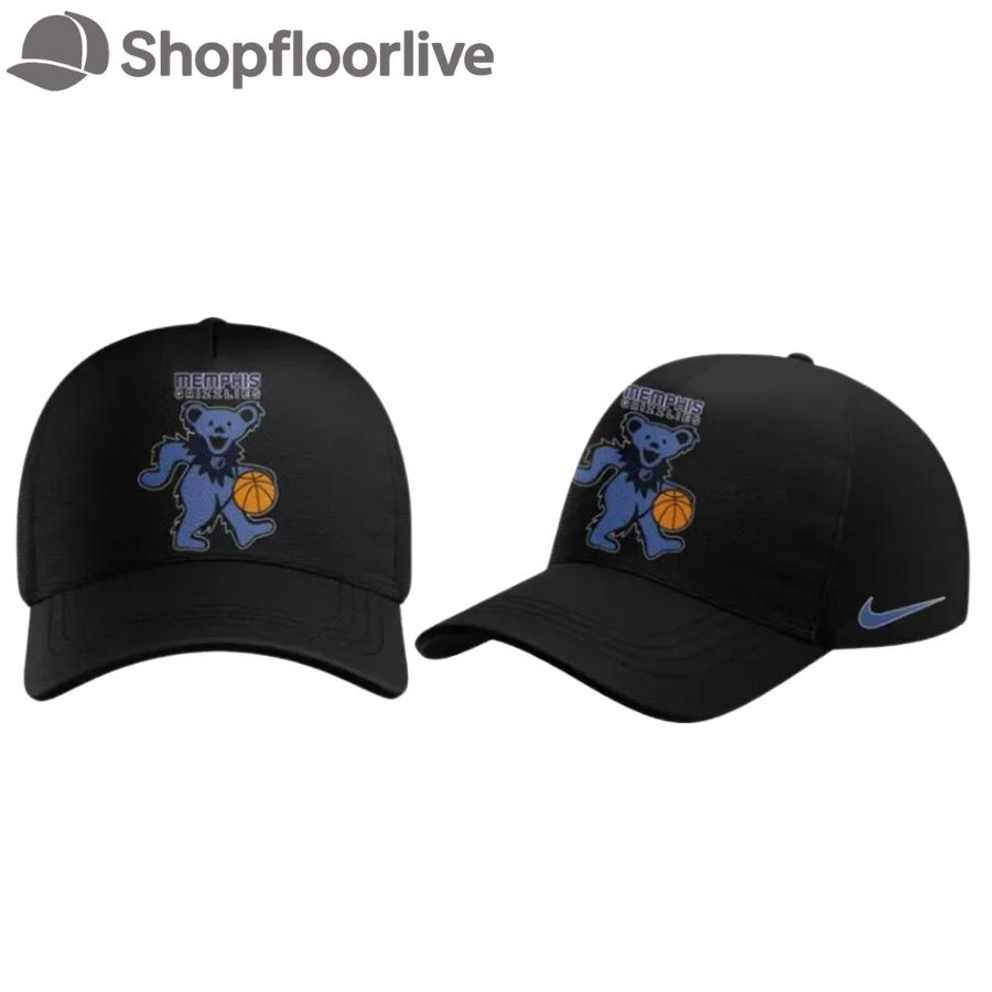 Memphis Tigers x Grateful Dead Night New Black Cap
