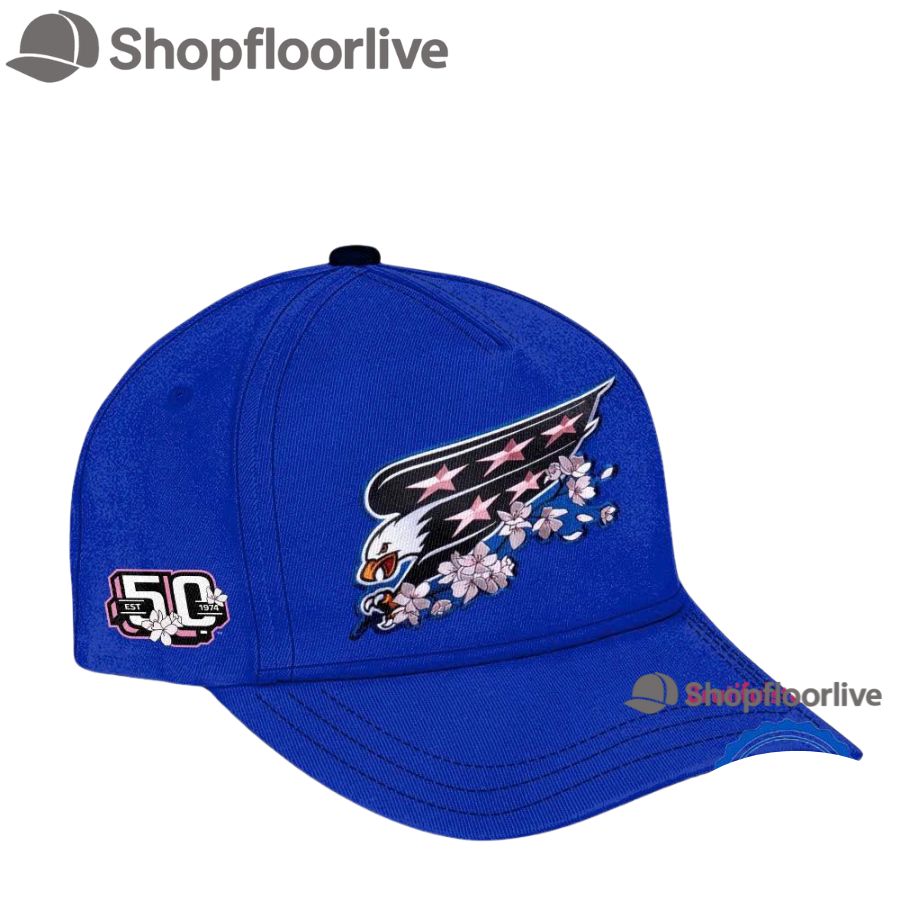 Washington Capitals CHERRY BLOSSOM Limited Edition 2025 Cap Hats