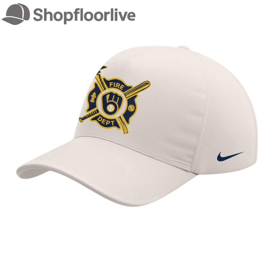 Milwaukee Brewers x Firefighter Appreciation Night Limited Edition Cap Hats
