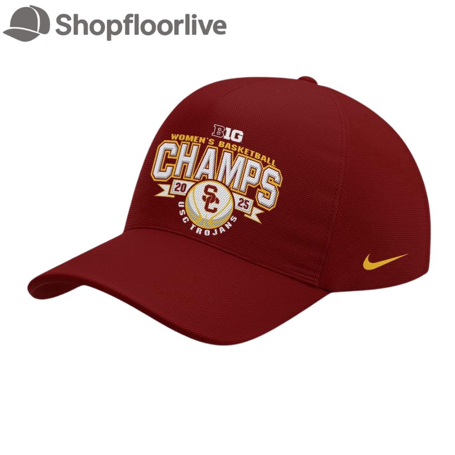 USC Trojans Womenâ€™s Basketball 2025 Champions Limited Cap Hats