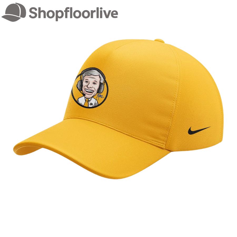 Pittsburgh Penguins Honoring The Legend Mike Lange Voice of the Penguins Yellow Caps