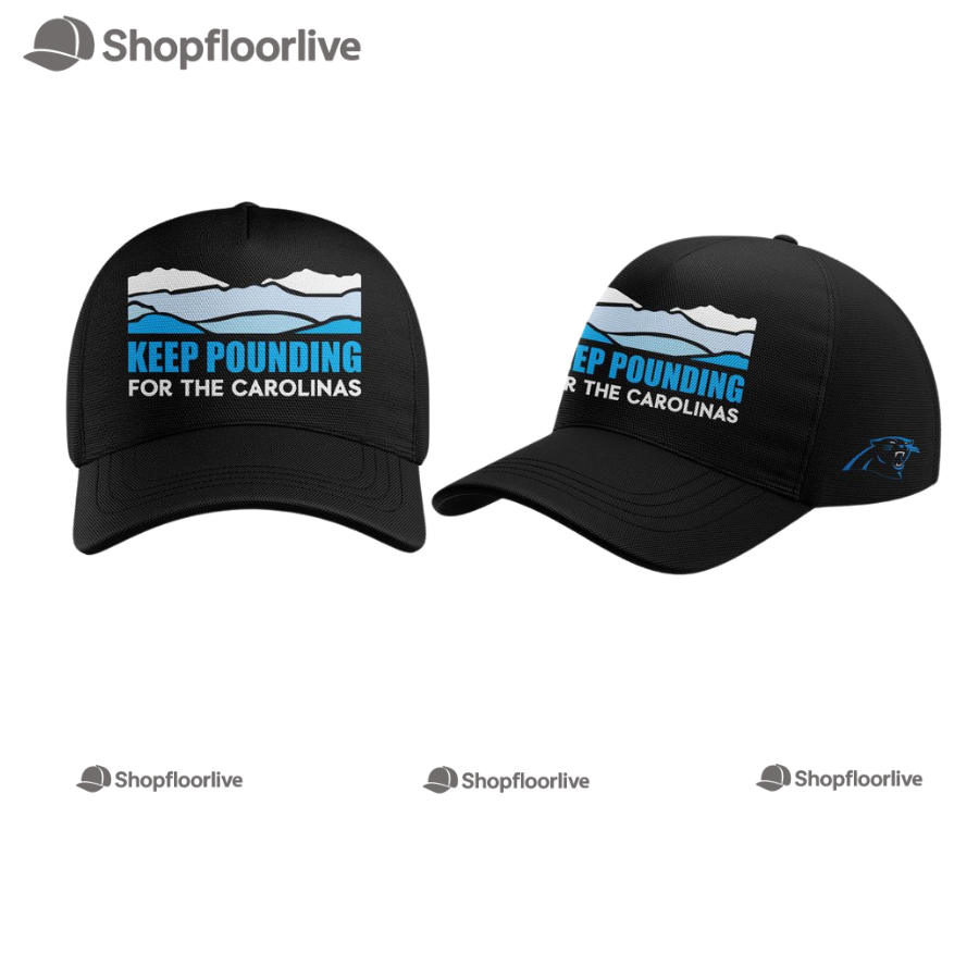 Carolina Panthers NFL 2024 Keep Pounding Baseball Cap