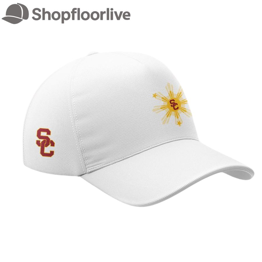 USC Trojans Filipino Heritage Night Limited Edition White Cap Hats