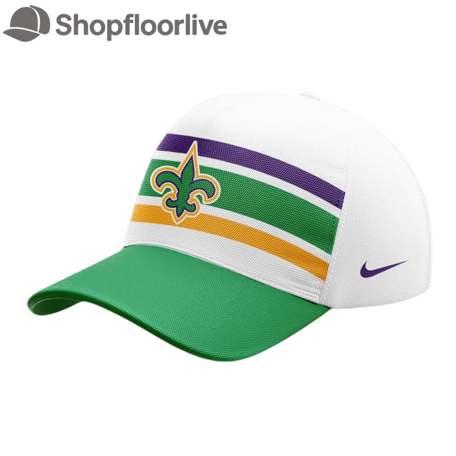 New Orleans Saints NFL 2025 Limited Mardi Gras 2025 Cap Hats